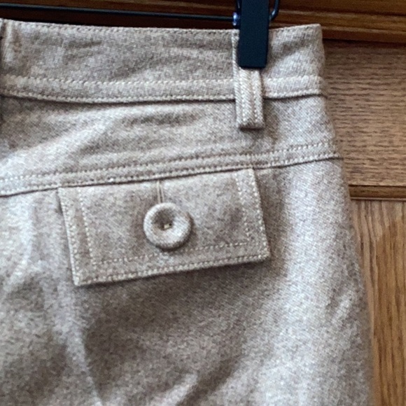 Banana Republic brown wool blend wide leg cropped pants. Women’s size 4 - Picture 5 of 16